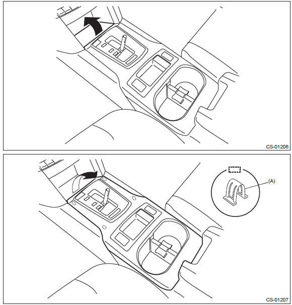 Subaru Outback. Control Systems