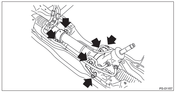 Subaru Outback. Power Assisted System (Power Steering)