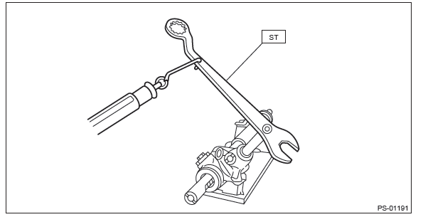 Subaru Outback. Power Assisted System (Power Steering)