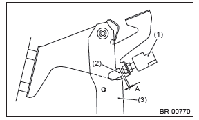 Subaru Outback. Brake