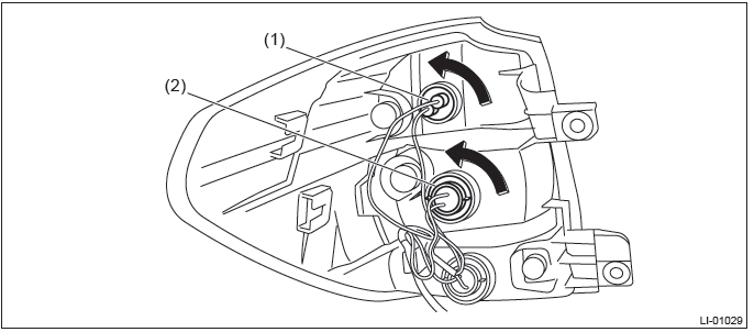 Subaru Outback. Lighting System