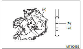 Subaru Outback. Manual Transmission and Differential