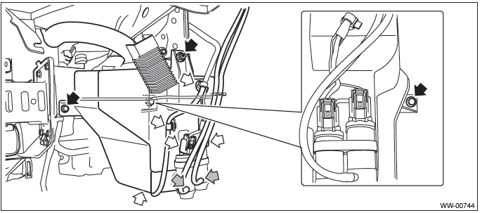 Subaru Outback. Wiper and Washer Systems