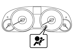 SRS airbag system warning light