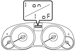 It is possible to activate or deactivate the movement of the meter needles and