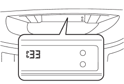 The clock shows the time while the ignition switch is in the “Acc” or “ON” position.