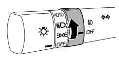 The front fog lights operate under the following conditions.