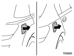 2. Open the fuel filler lid.