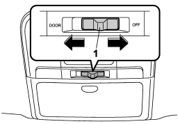 1) Door interlock switch