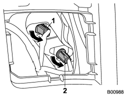 1) Back-up light