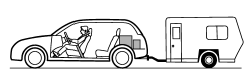 Vehicle capacity weight of the vehicle is 800 lbs (363 kg), which is indicated